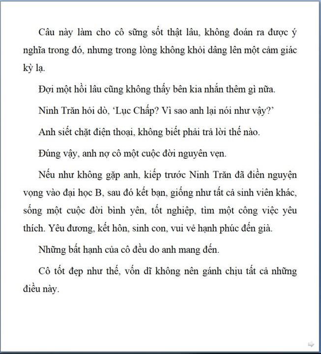 Th nên Ninh Trăn đời này anh sẽ trả lại cho em một cuộc đời trọn vẹn 